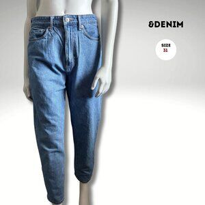&DENIM High-Rise Relaxed Taper Jeans – Size 31